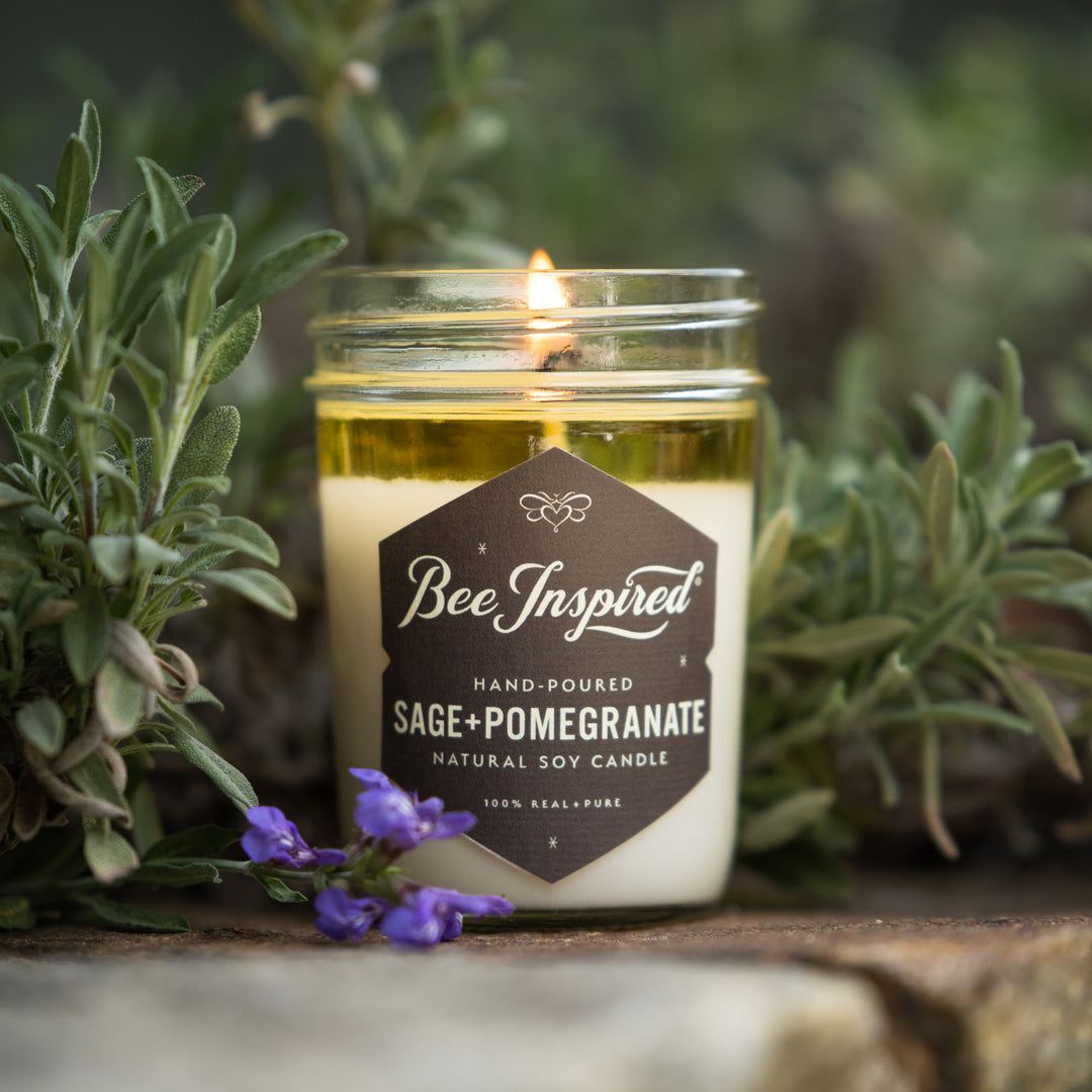 Sage and Pomegranate Candle