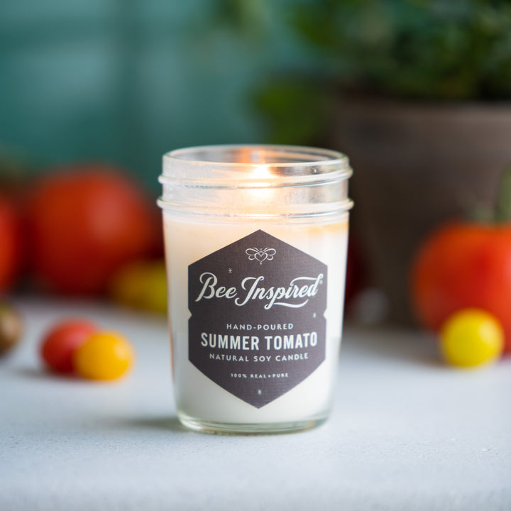 Summer Tomato Jelly Jar Candle