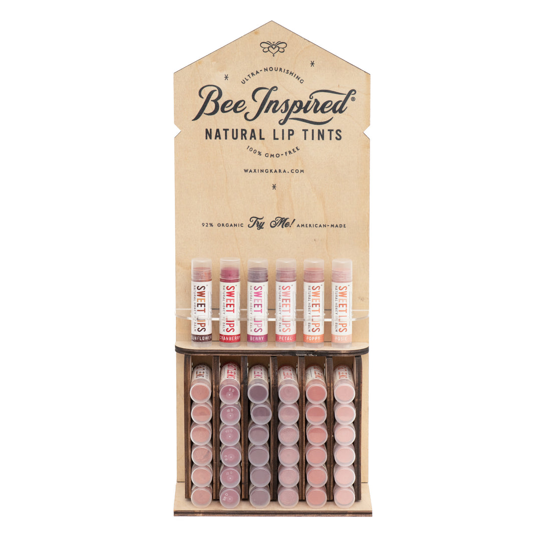 Bee Inspired Lip Tints Wooden Display- (Display Only)